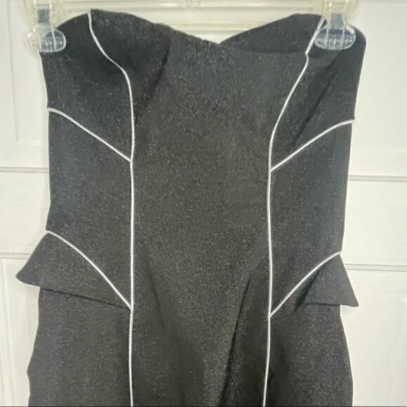 ASOS Strapless Dress w/ Piping Detail - Picture 3 of 11